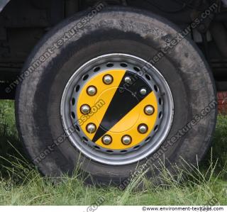 Photo Texture of Truck Wheel